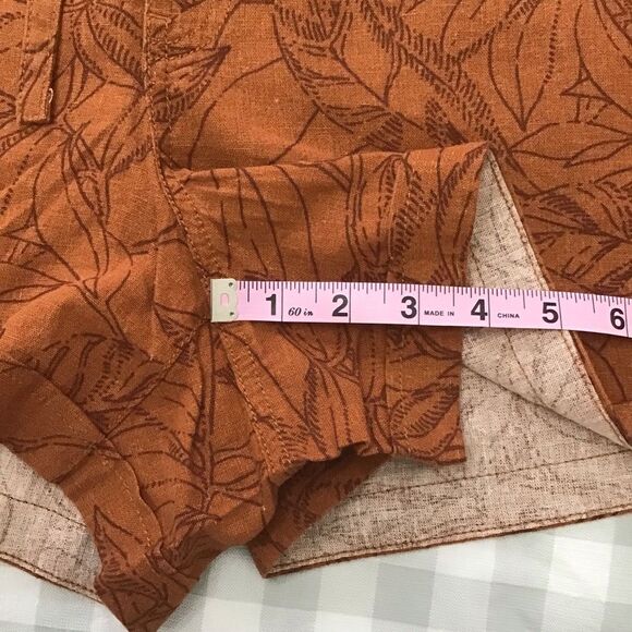 2/40$  NWT Reitmans linen blend shorts bermudas size 20 plus size elastic waist - Picture 7 of 11